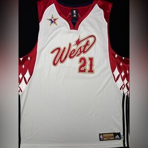 Rare Minnesota Timberwolves Kevin Garnett Authentic 2007 All Star Adidas Jersey